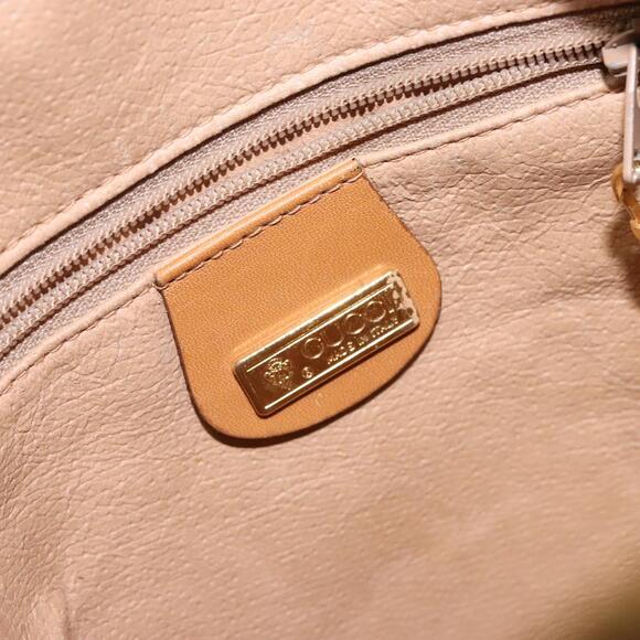 GUCCI Micro GG Supreme Shoulder Bag Pvc Beige Gold 007 115 007 115 - Picture 16 of 16